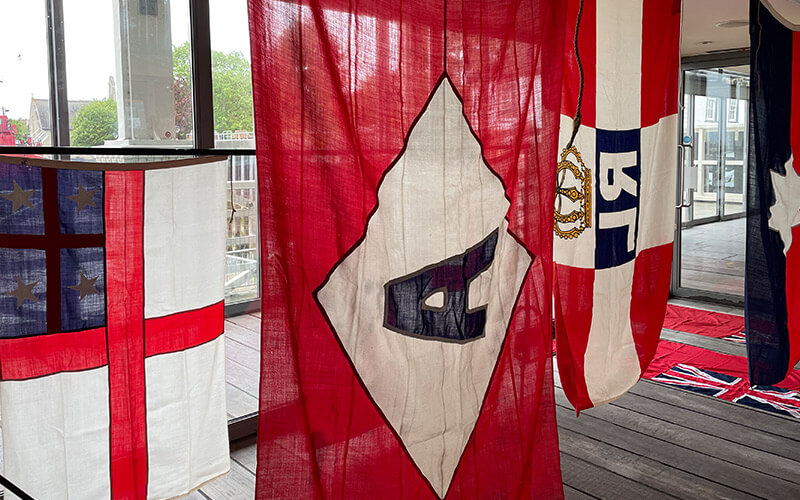 Bill Sutherland Donated Flags